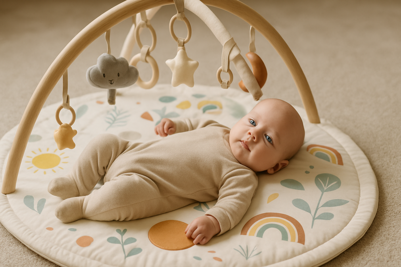 Attīstošais paklājiņš zīdaiņiem – no kāda vecuma