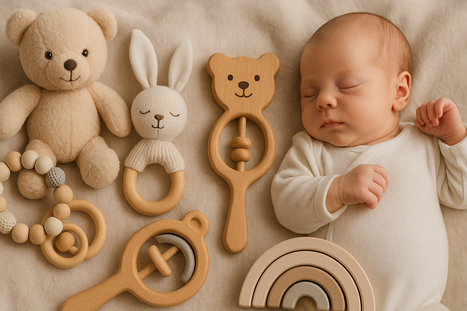 Kādas rotaļlietas izvēlēties jaundzimušajam