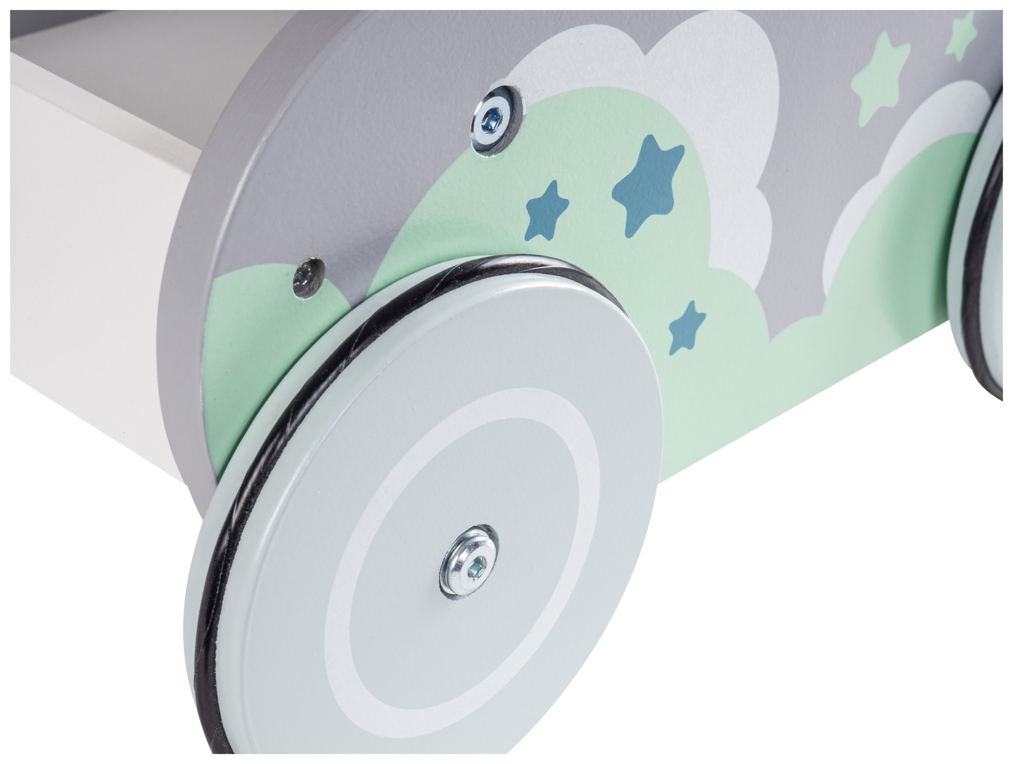 Koka bērnu ratiņu staigulītis