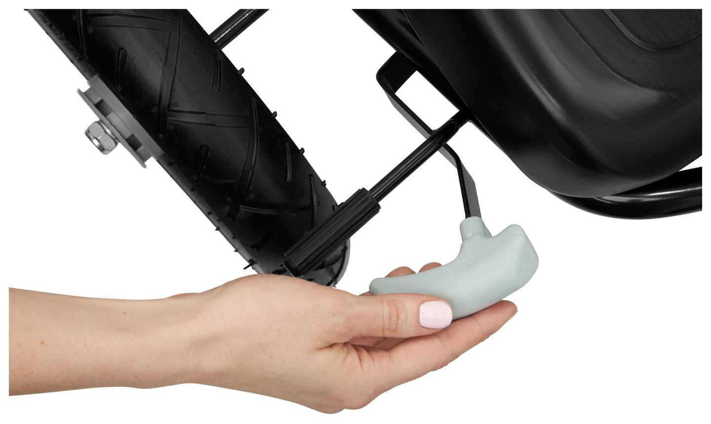 EVOQUE pedāļu kartings bērniem vecumā no 5 līdz 8 gadiem - pelēks