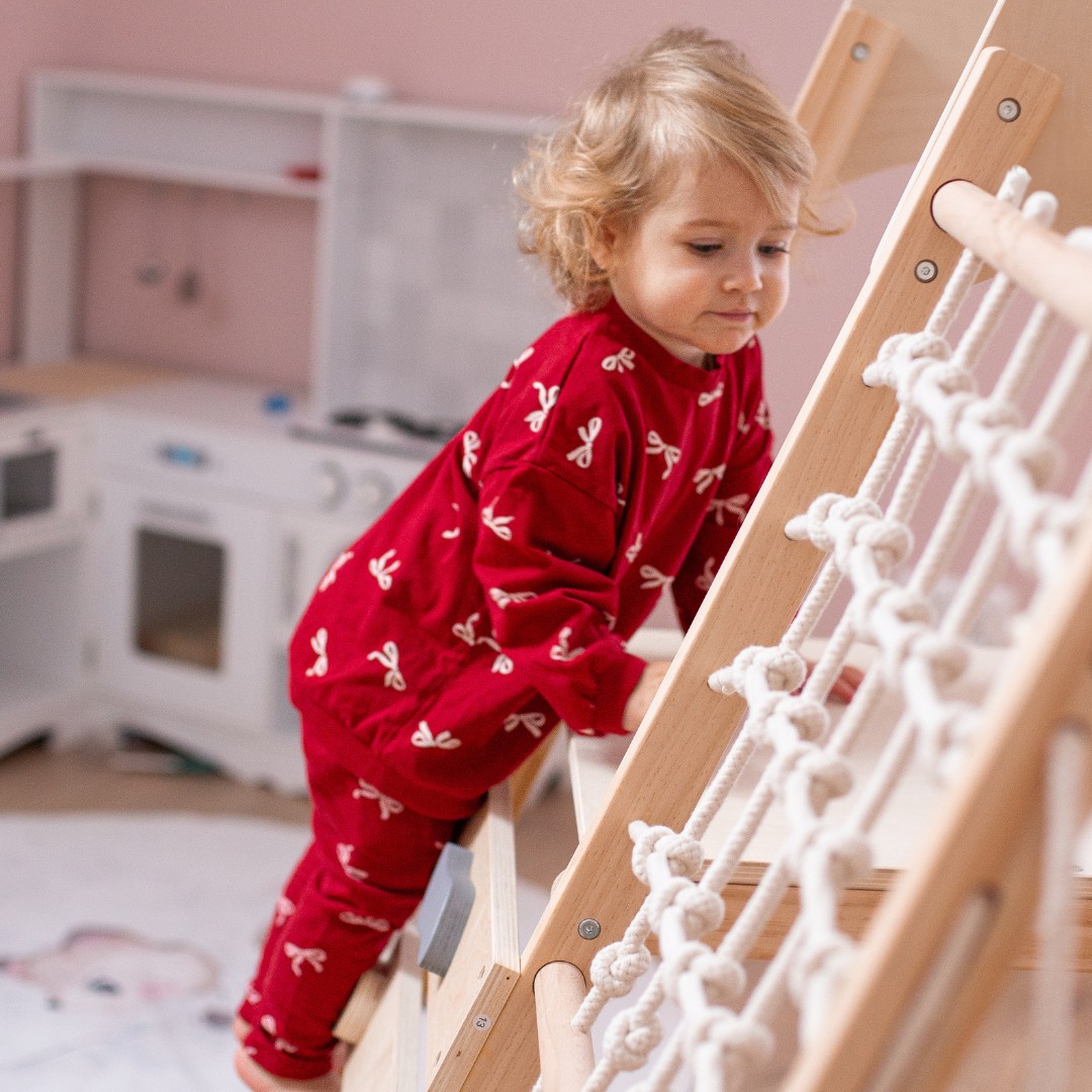 Koka mājas rotaļu laukums XL 5in1