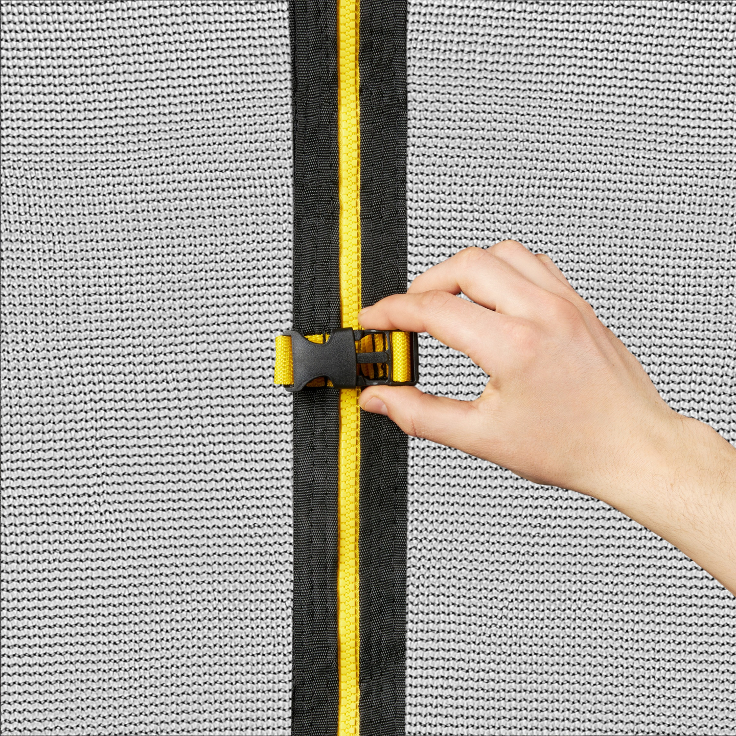 XXXL dārza batuts bērniem HyperMotion - 487 cm 16FT - ar kāpnēm un iekšējo tīklu - mājai un dārzam - 150 kg max