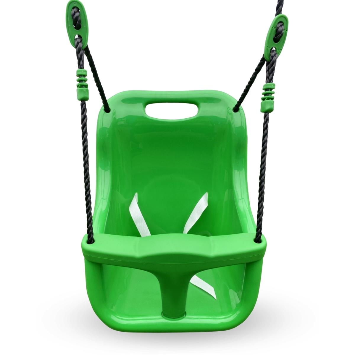 Šūpoles zīdaiņiem un maziem bērniem ar drošības jostu