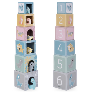 Tornis šķirotājs ar figūrām Dinozauri