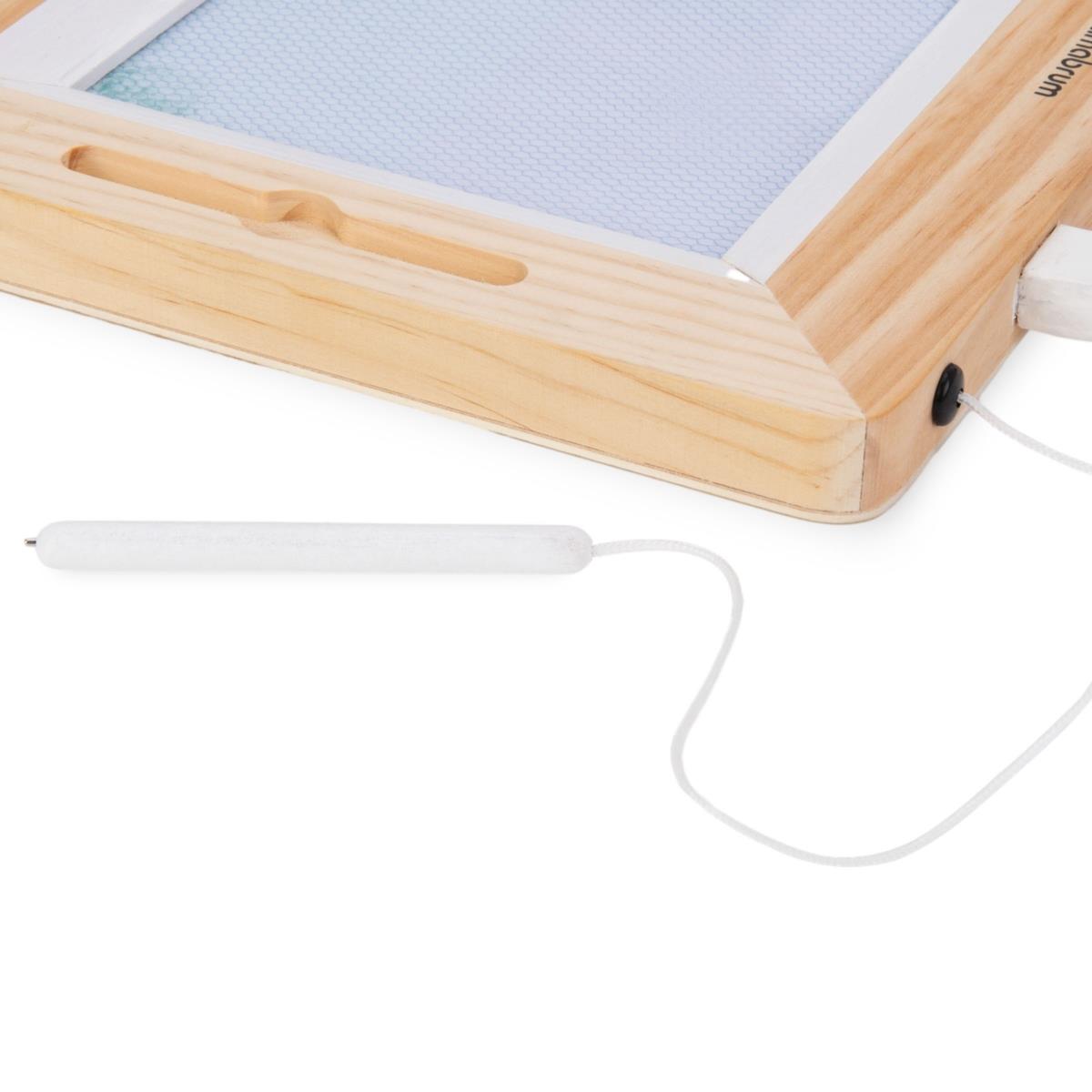 Koka albums ar zīmogiem - rasējamais dēlis