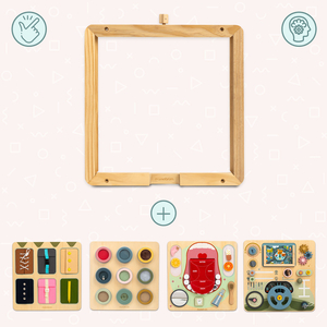 Koka sienas rāmis - Mamabrum izglītojošo tāfelīšu stiprināšanai