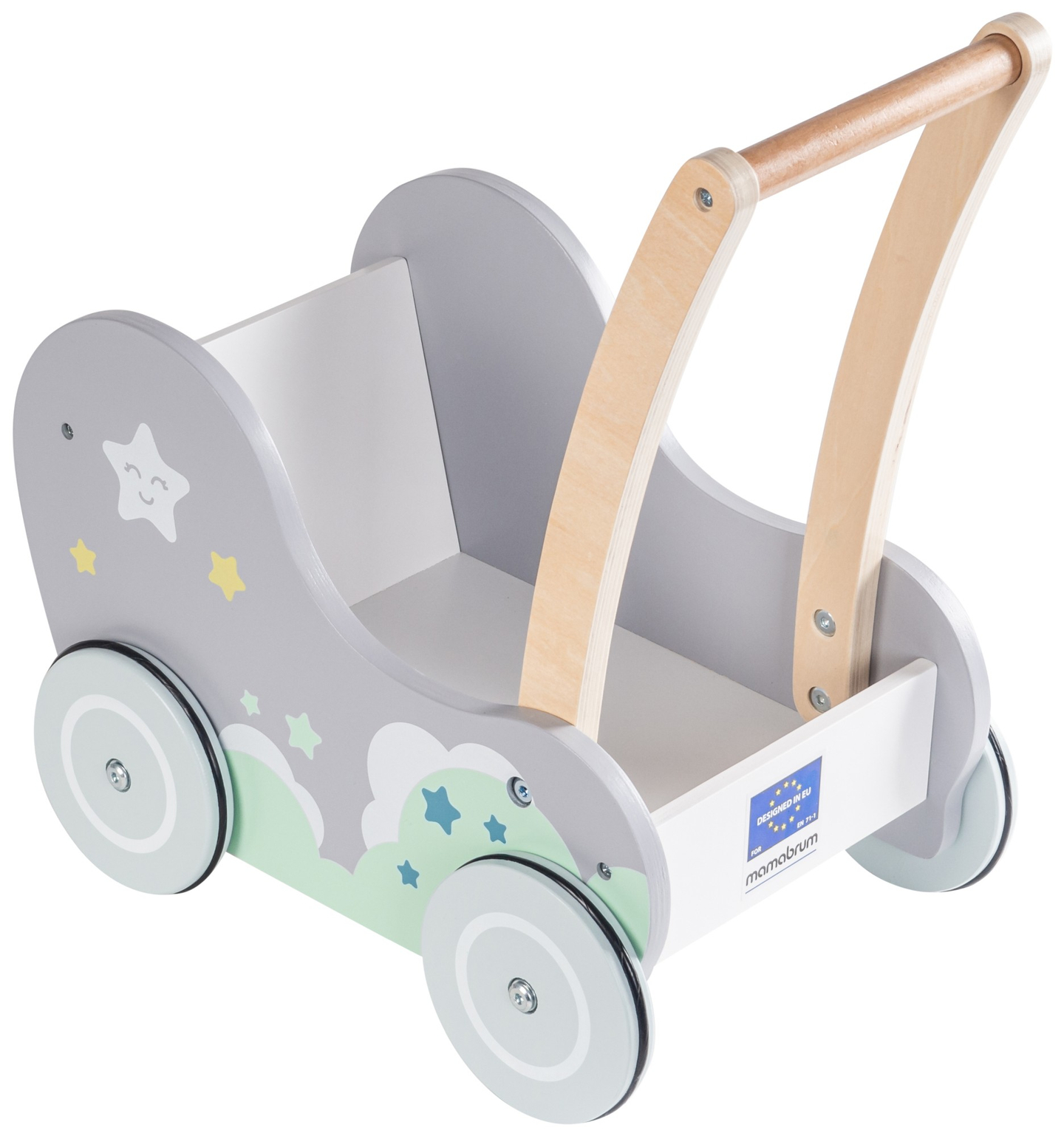 Koka bērnu ratiņu staigulītis