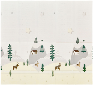 Divpusējs putuplasta paklājs XXL - salokāms 1 CM (kalnu un ceļu)