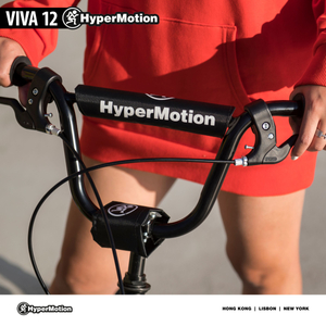 HyperMotion VIVA 12 skrejritenis (30 cm sūknēti riteņi) - melns