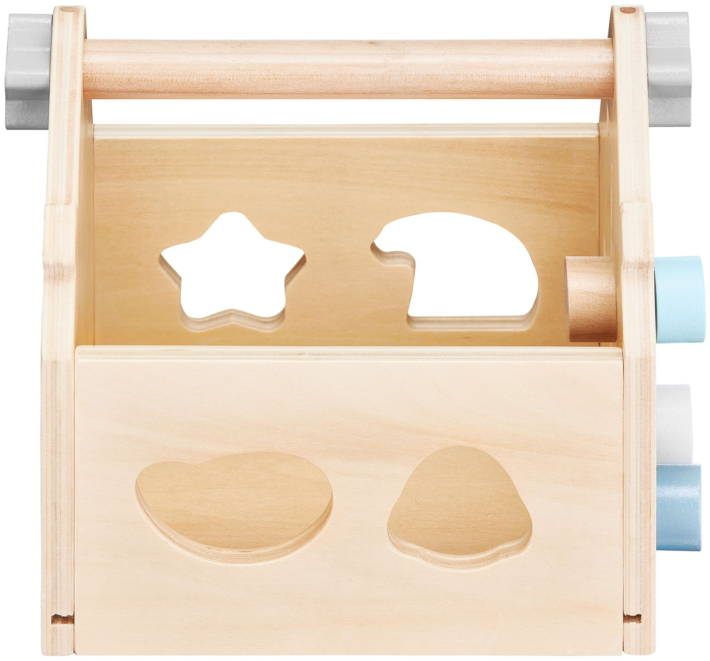 Sorteris - izglītojoša koka māja ar klucīšiem