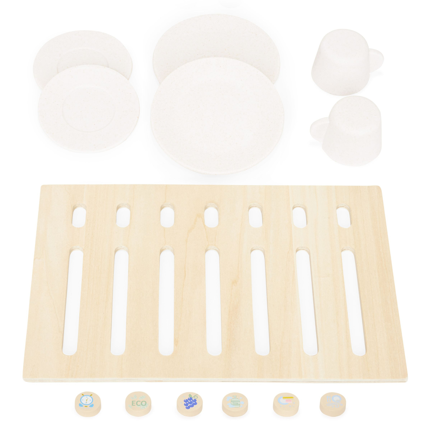 Koka trauku mazgājamā mašīna ar piederumiem