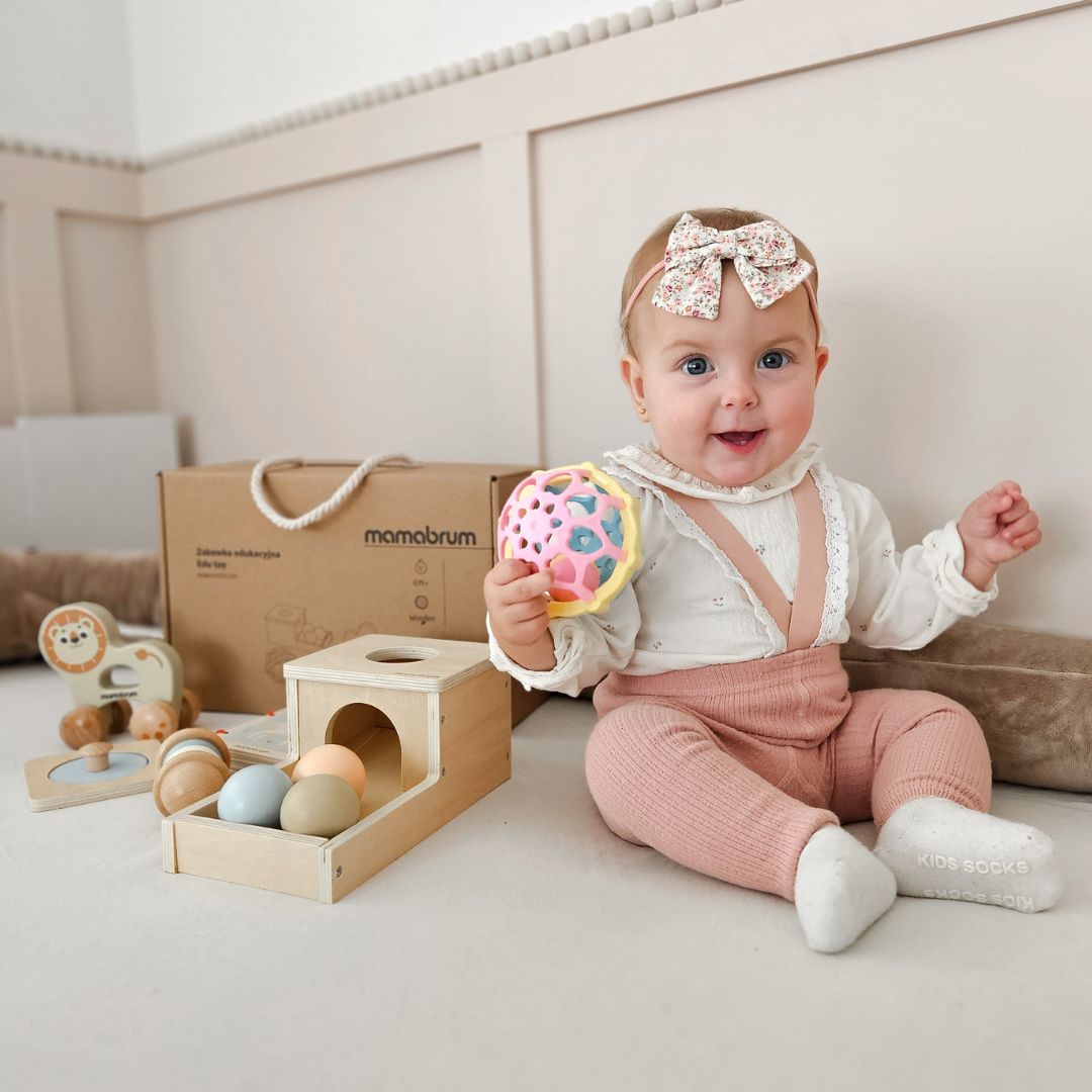 Montessori rotaļlietu komplekts mazulim no 7 līdz 12 mēnešiem