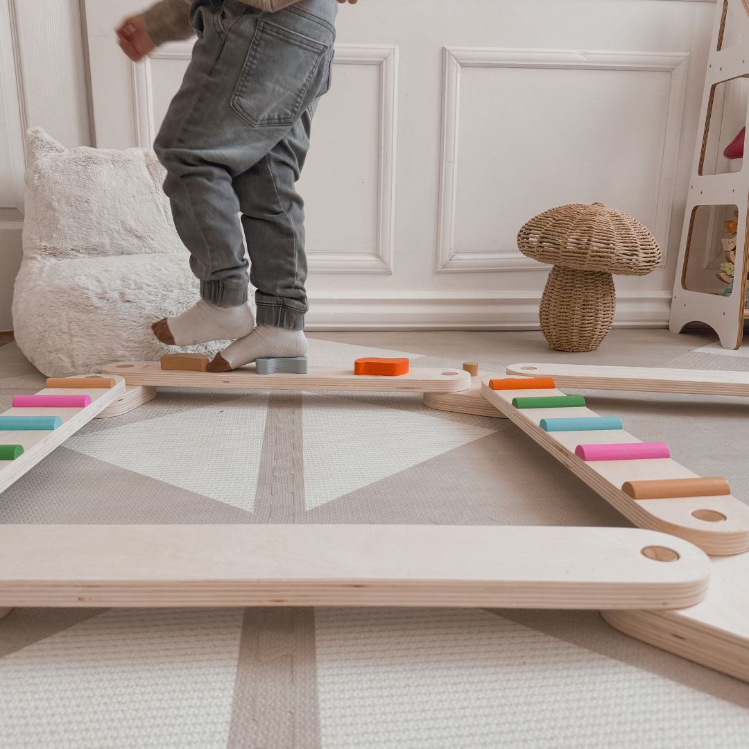 Koka līdzsvara celiņš - sajūtu taka - 14 elementi