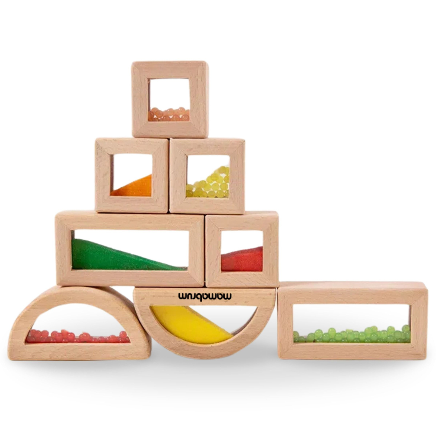 Koka sensoro klucīšu komplekts ar dažādiem pildījumiem - 15 gab