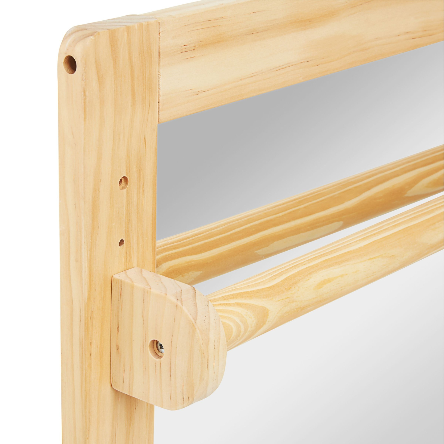 Bērnu spogulis ar regulējamu rokturi - Montessori