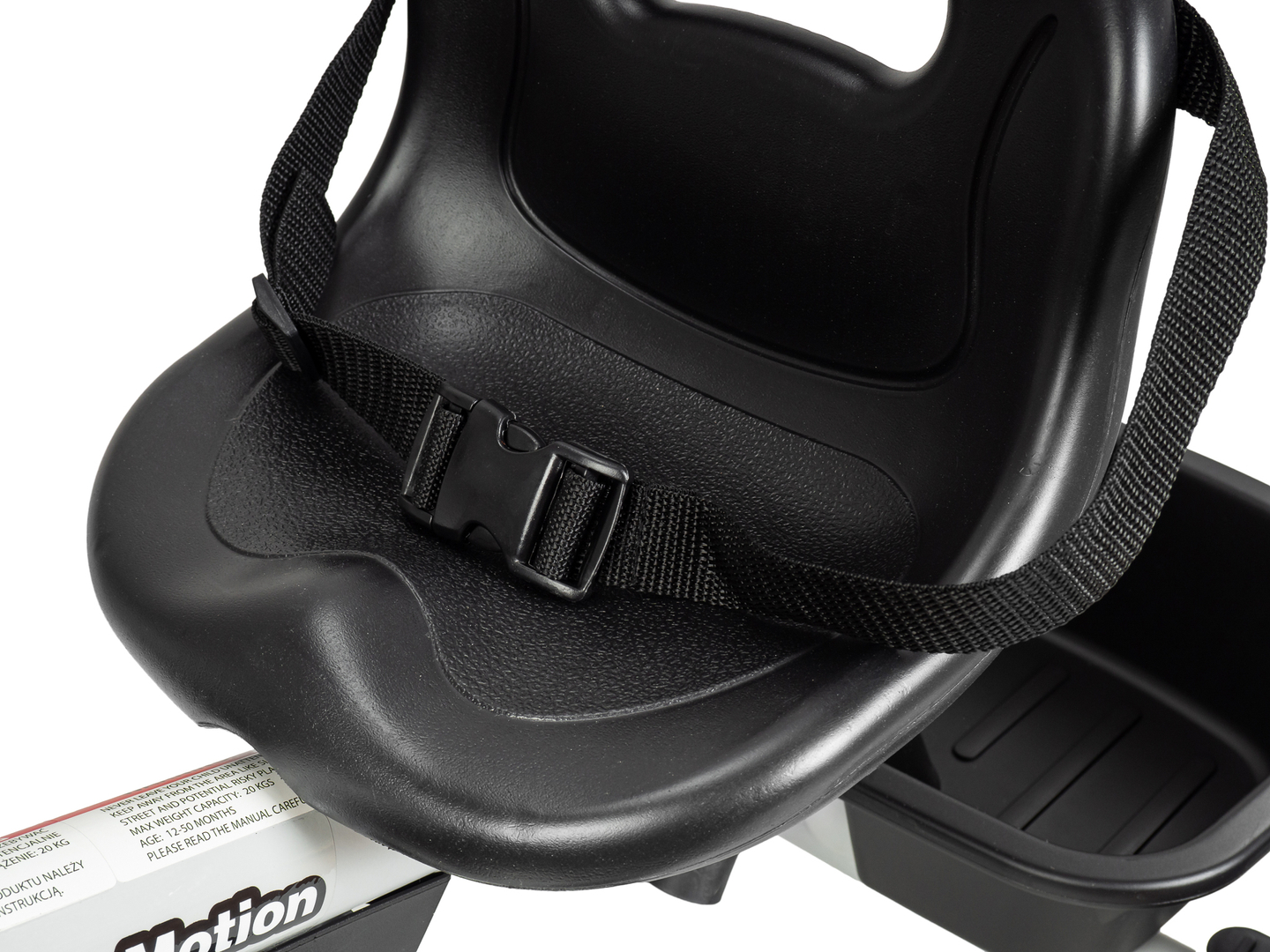 HyperMotion TOBI VECTOR trīsritenis - mūžīgie piepūšamie riteņi + stūres stienis. Krāsa: gaiši pelēka.