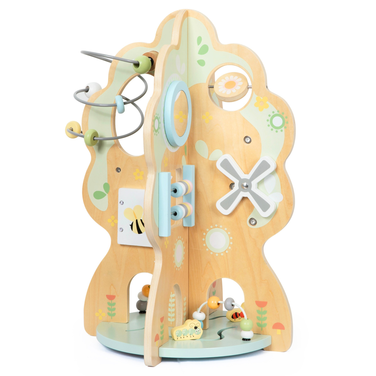 Koka izglītojoša rotaļlieta 10 vienā - daudzfunkcionāls koks