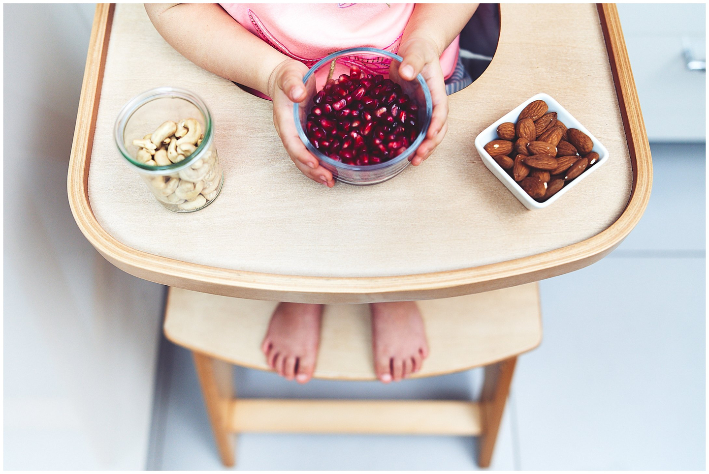 Koka barošanas krēsls Moby-System WOODY - dabīgā koka krāsa