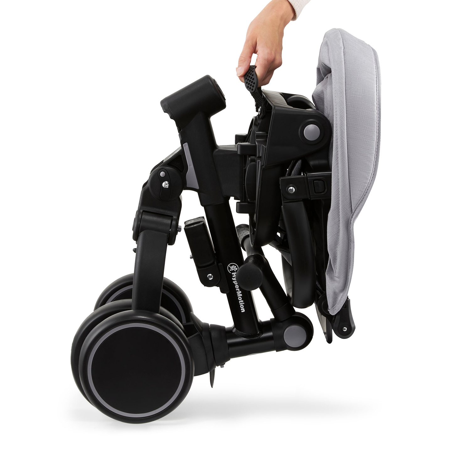 8in1 daudzfunkcionāls trīsritenis TOBI FOREST - pelēks