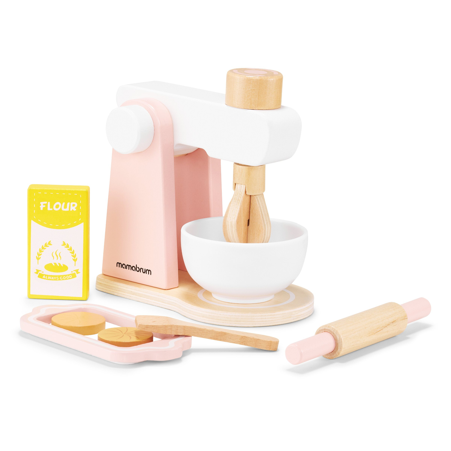 Koka mīklas maisītājs ar piederumiem, bērniem