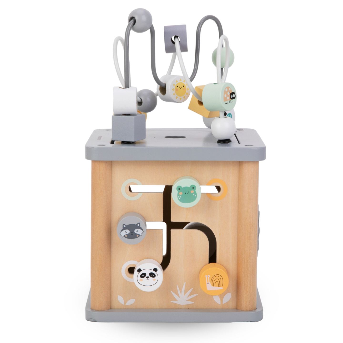 Montessori koka izglītojošais kubs - motoriskā cilpa