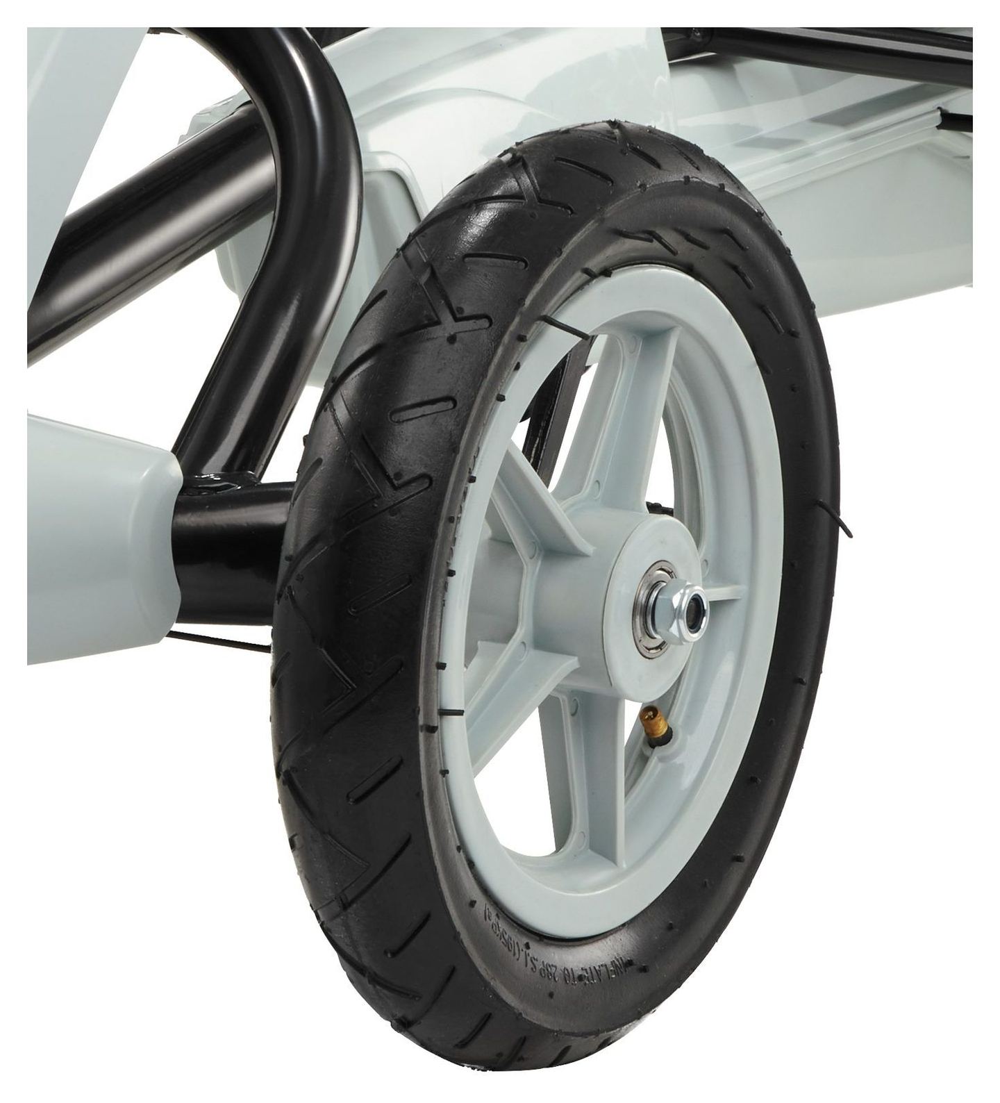 EVOQUE pedāļu kartings bērniem vecumā no 5 līdz 8 gadiem - pelēks