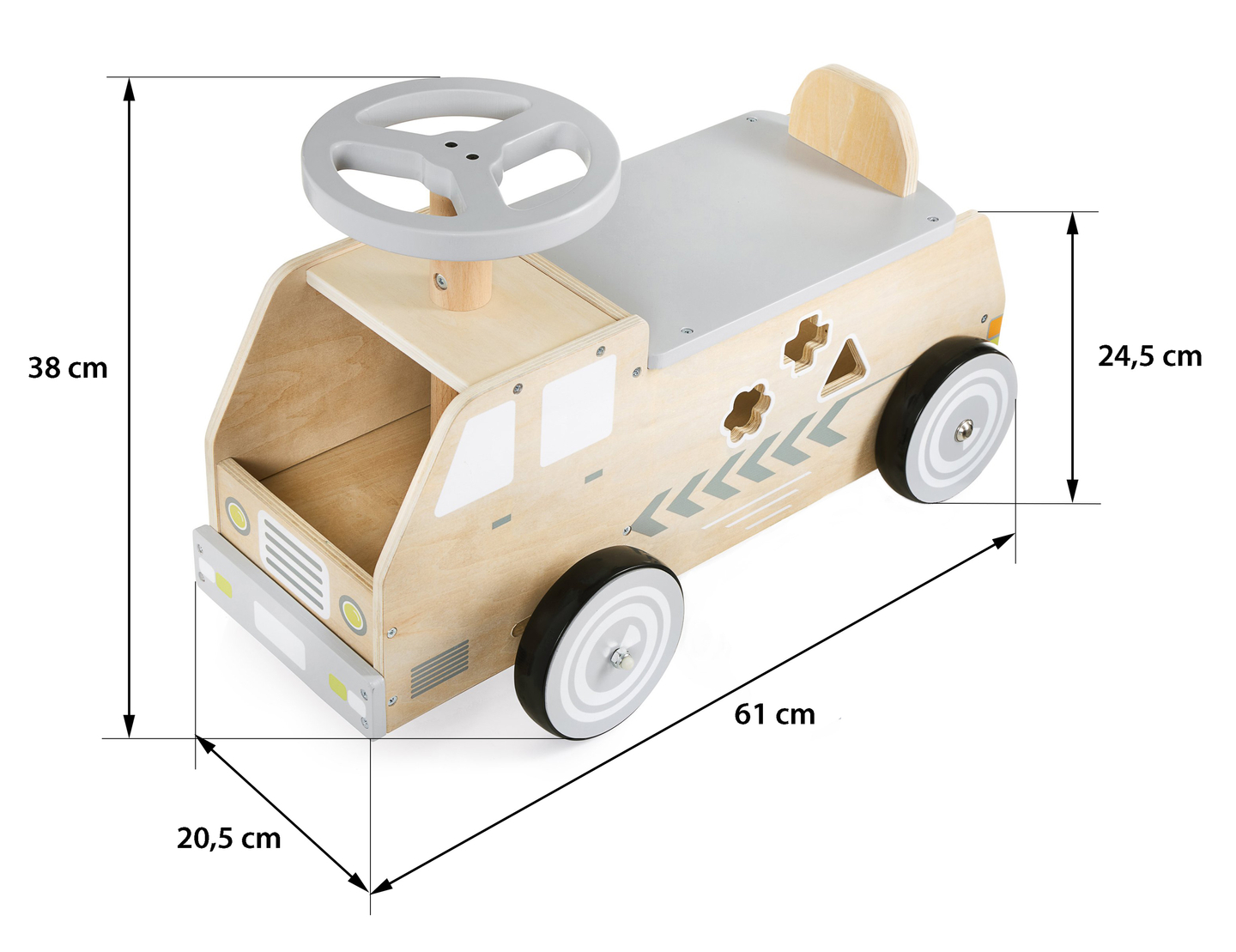 Koka velosipēds, automašīna, automašīna ar blokiem