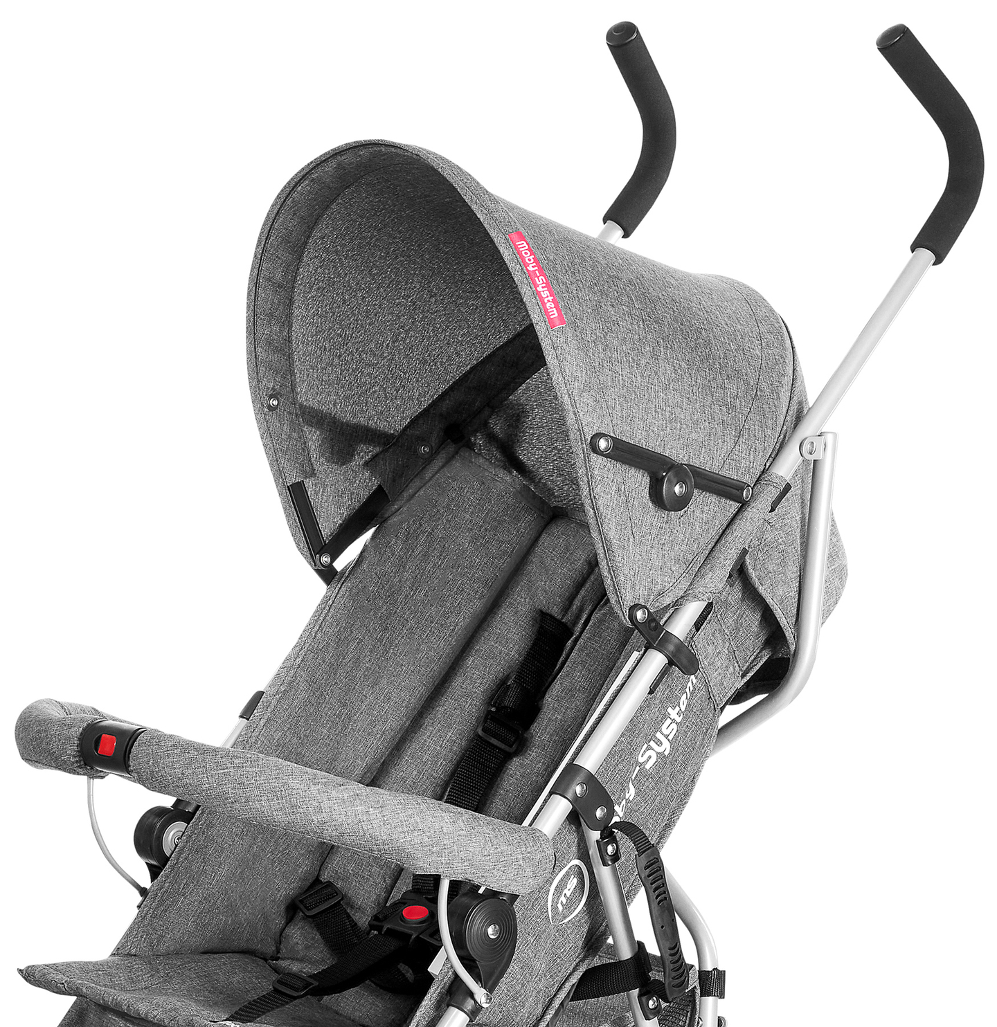 Viegls bērnu ratiņu komplekts, Moby-System Barton krāsa: pelēka