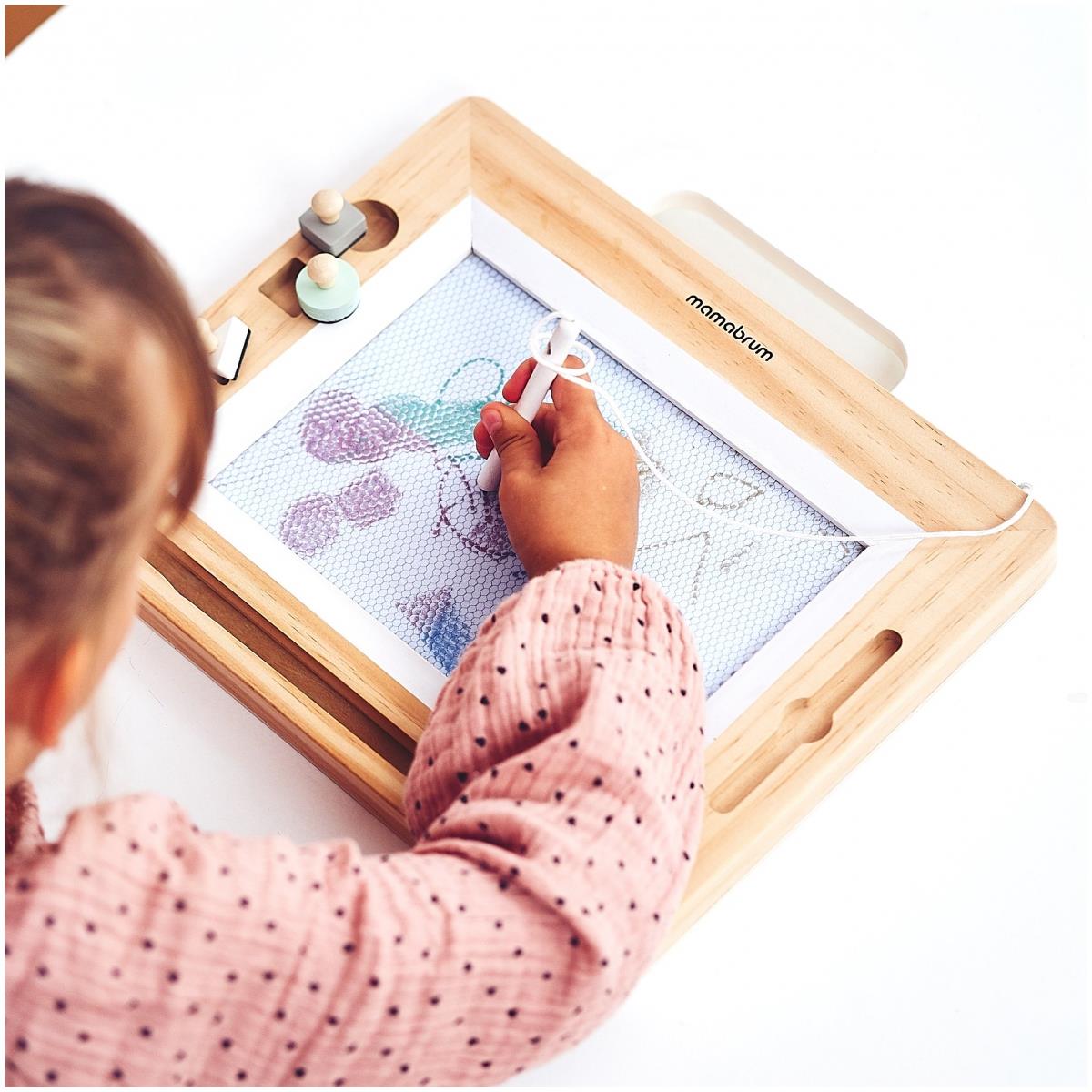 Koka albums ar zīmogiem - rasējamais dēlis