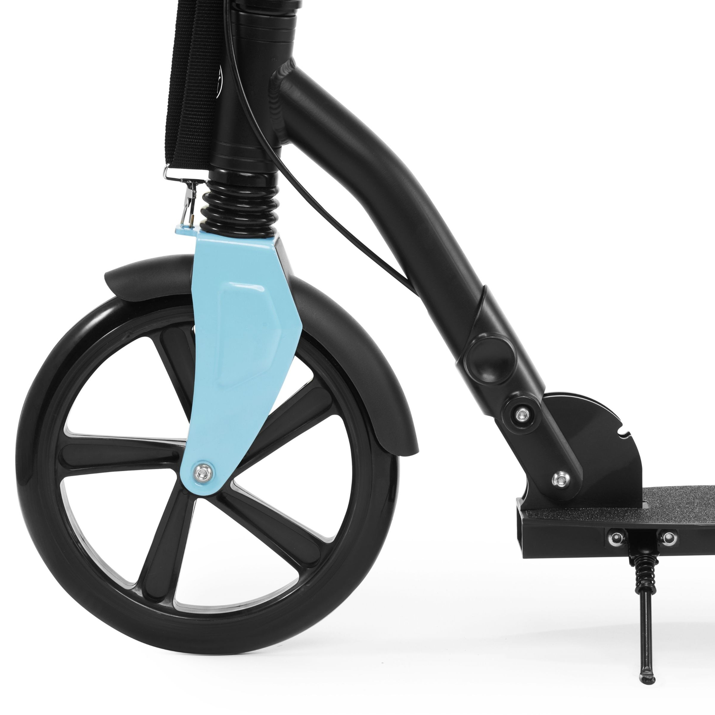 Divu riteņu pilsētas skrejritenis HONEYBEE Blue HyperMotion 100kg - pilns alumīnijs, lieli 250 mm riteņi