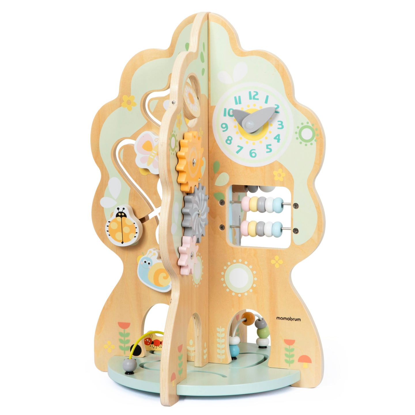 Koka izglītojoša rotaļlieta 10 vienā - daudzfunkcionāls koks