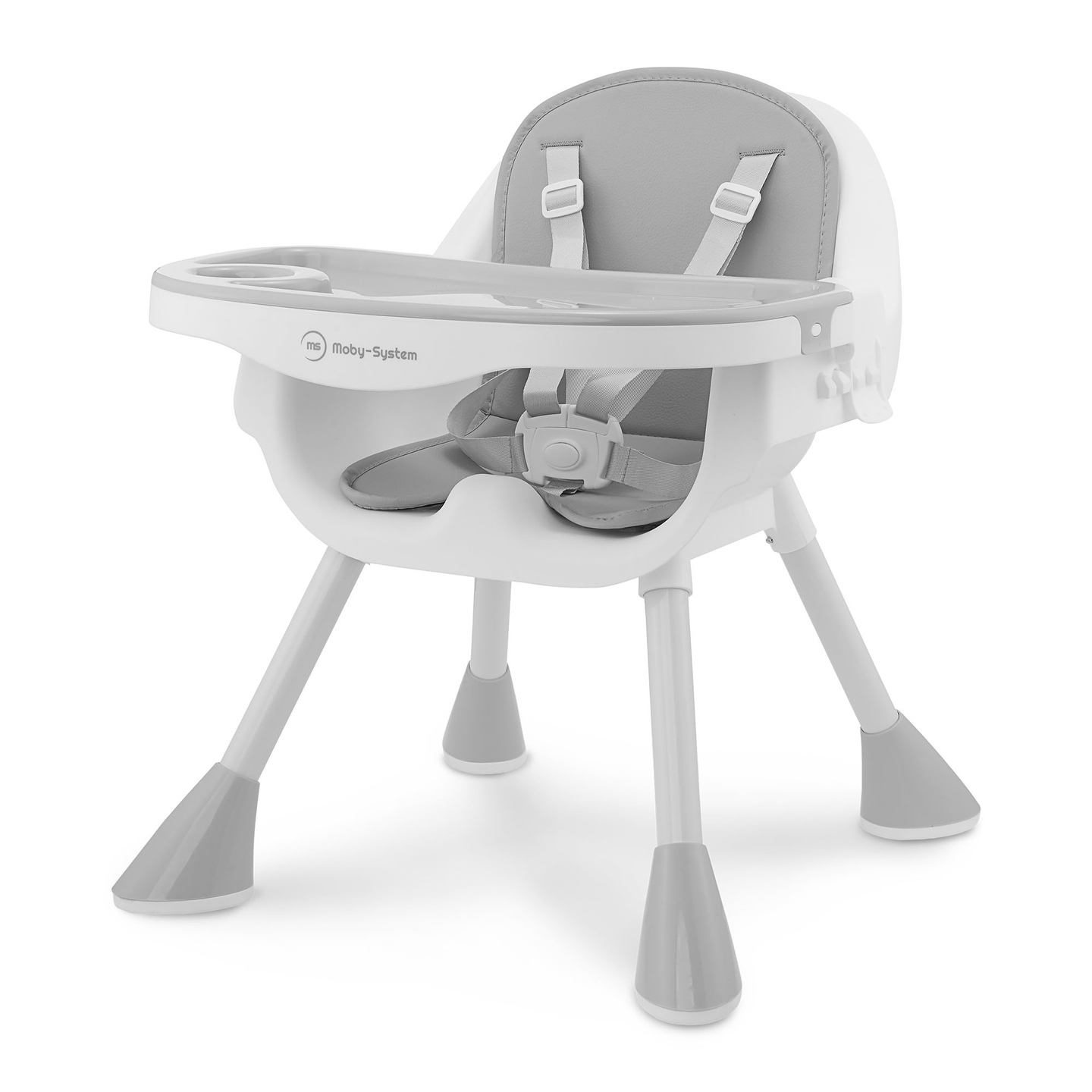 Moby-System Magnolia 2-in-1 regulējams bērnu krēsls - pelēks