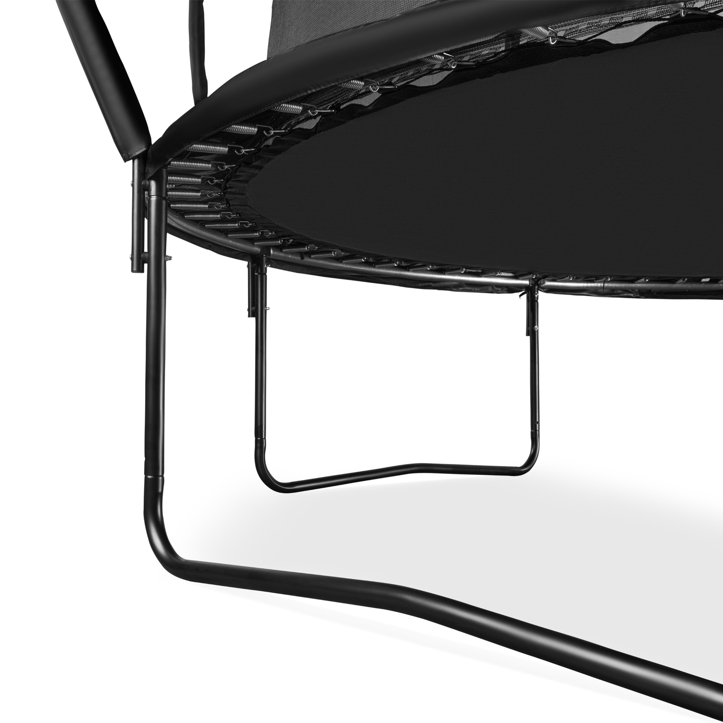 XXXL dārza batuts bērniem HyperMotion - 487 cm 16FT - ar kāpnēm un iekšējo tīklu - mājai un dārzam - 150 kg max