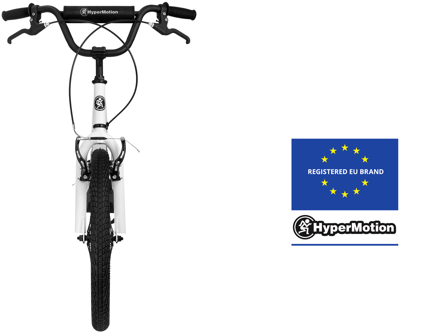 HyperMotion RIVA pilsētas skrejritenis ar 50 cm un 40 cm piepūšamiem riteņiem