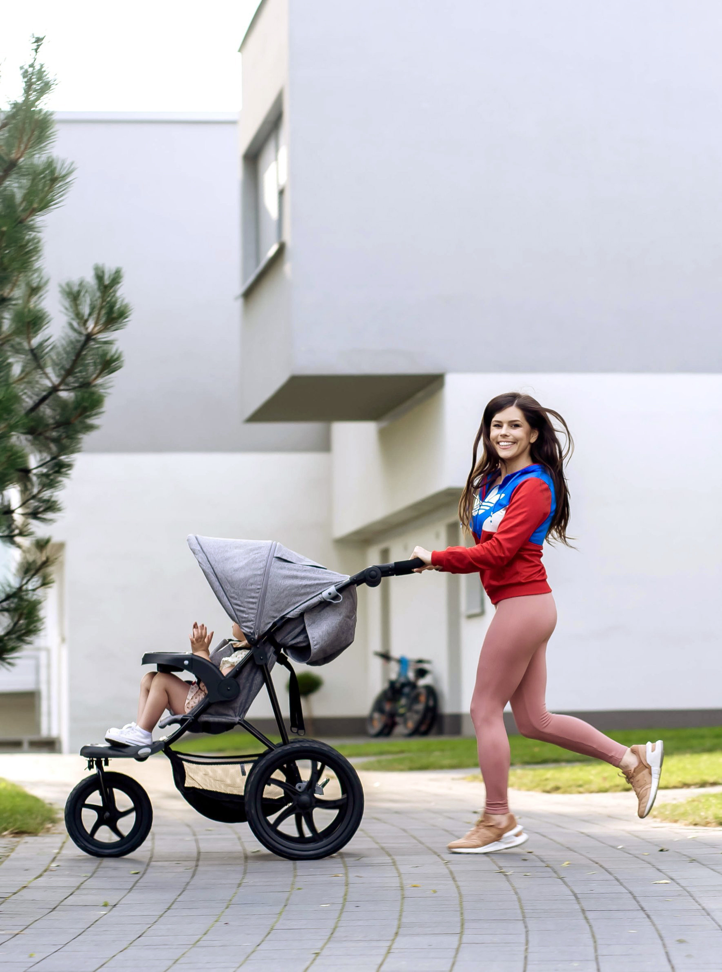 Bērnu skriešanas ratiņi + ratiņi 0m+ Moby-System MOUNTAIN