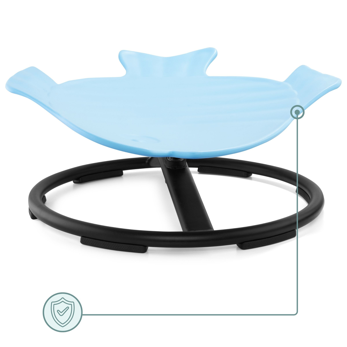 Mini karuselis bērniem Zivis - zils