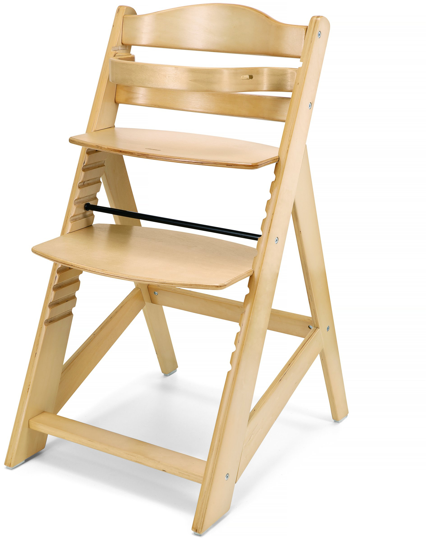 Koka barošanas krēsls Moby-System WOODY - dabīgā koka krāsa