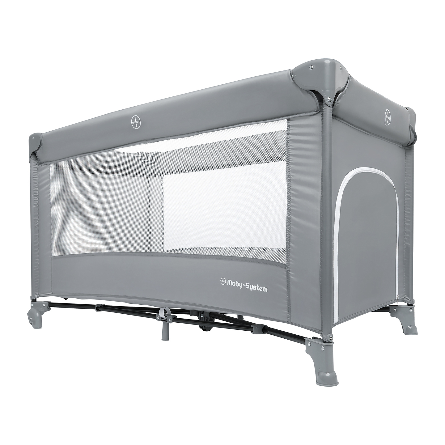 Happy Traveller BASIC ceļojumu gultiņa - pelēka