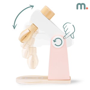 Koka mīklas maisītājs ar piederumiem, bērniem