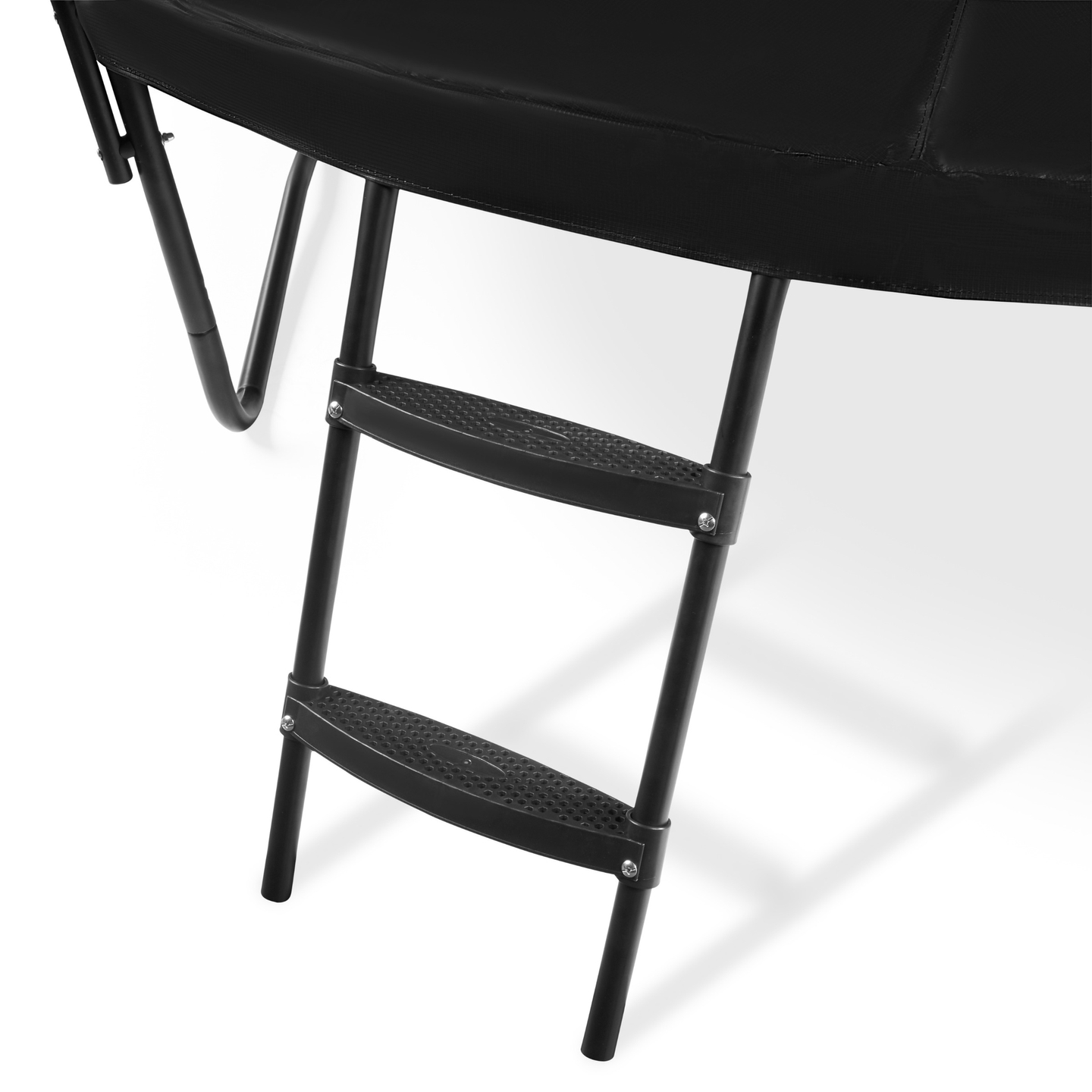 XXXL dārza batuts bērniem HyperMotion - 487 cm 16FT - ar kāpnēm un iekšējo tīklu - mājai un dārzam - 150 kg max