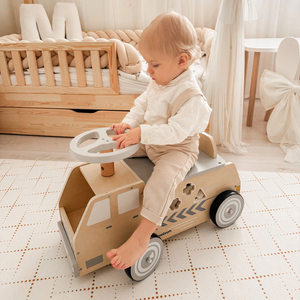 Koka velosipēds, automašīna, automašīna ar blokiem