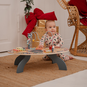7in1 koka izglītojošais galds, muzikāls, sensorais