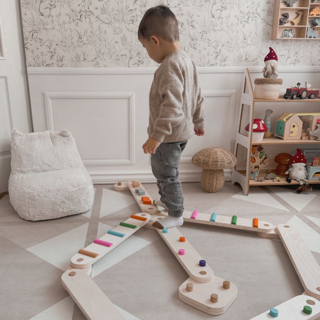 Koka līdzsvara celiņš - sajūtu taka - 14 elementi