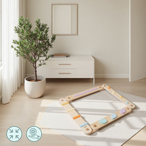 Liels koka sensorais celiņš - līdzsvara celiņš - 9 elementi