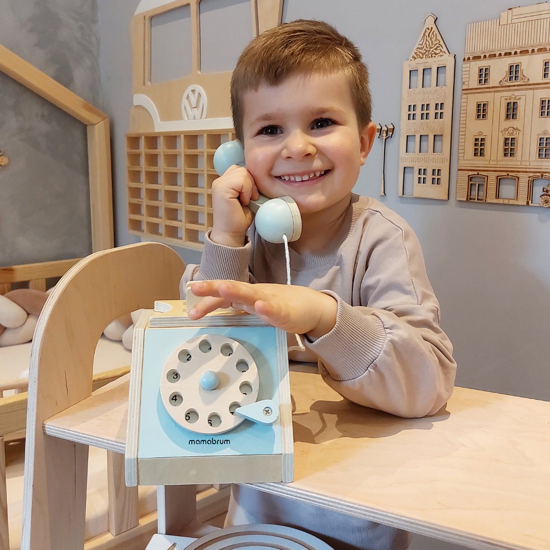 Retro koka telefons - piparmētra