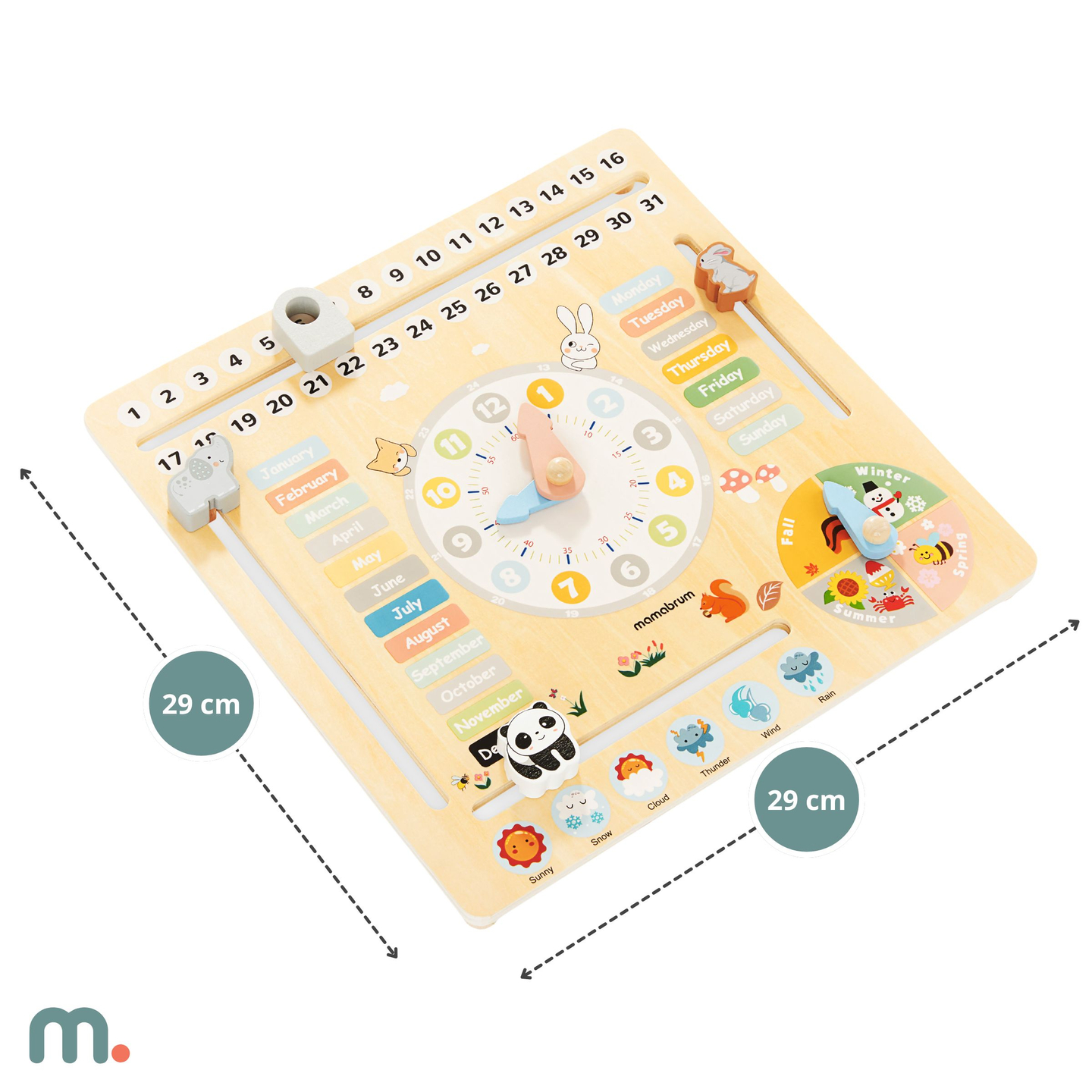Koka bērnu kalendārs 6in1