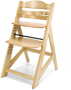 Koka barošanas krēsls Moby-System WOODY - dabīgā koka krāsa