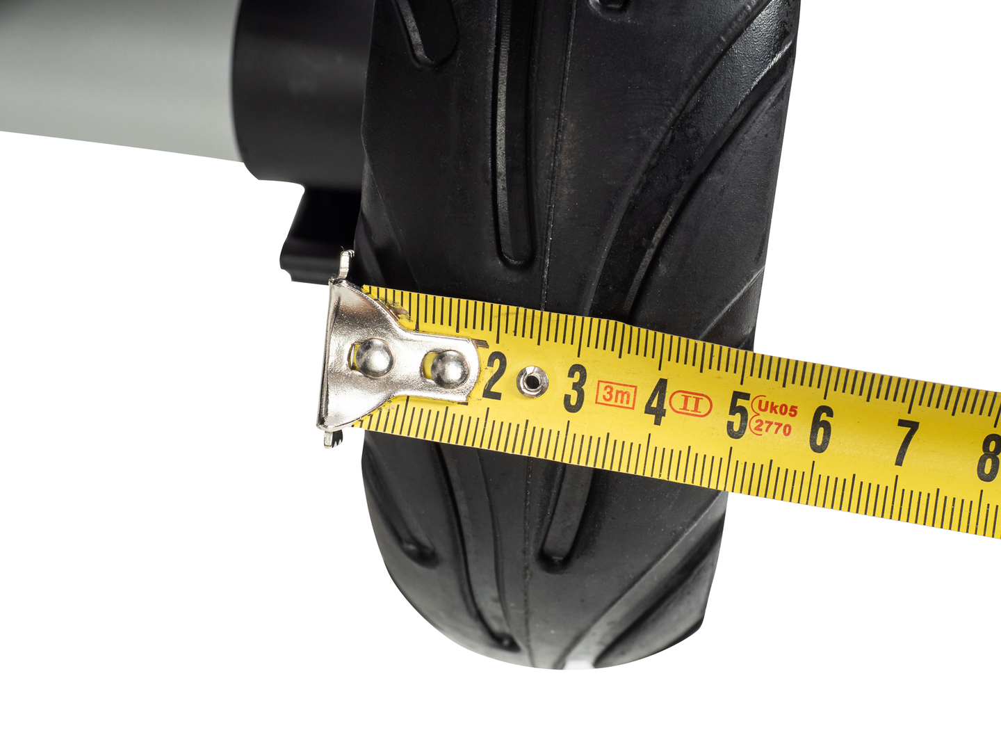 HyperMotion TOBI VECTOR trīsritenis - mūžīgie piepūšamie riteņi + stūres stienis. Krāsa: melna.