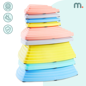 Krāsaini balansēšanas akmentiņi - 9 gab