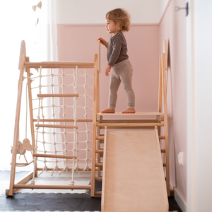 Koka mājas rotaļu laukums XL 5in1